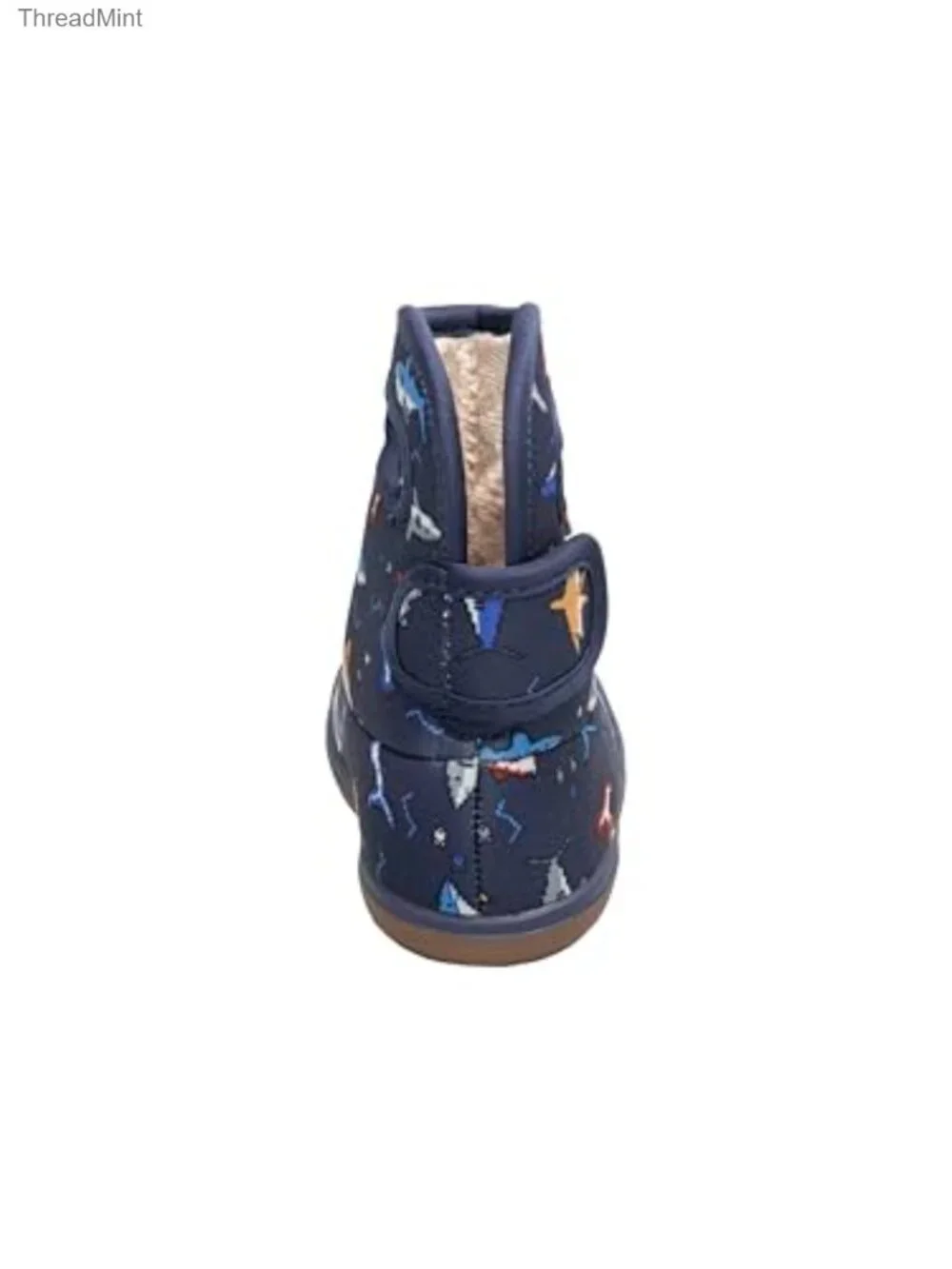 Waterproof Kids Snow Boots with Faux Fur Lining, Hook & Loop Closure, Calf